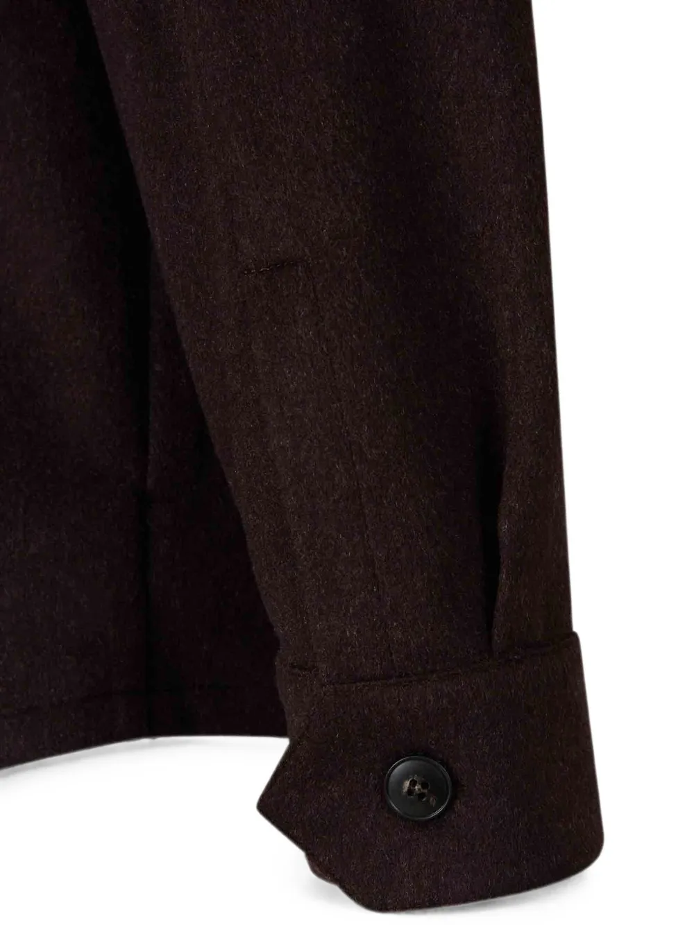 Canali Button-up shirtjack Bruin