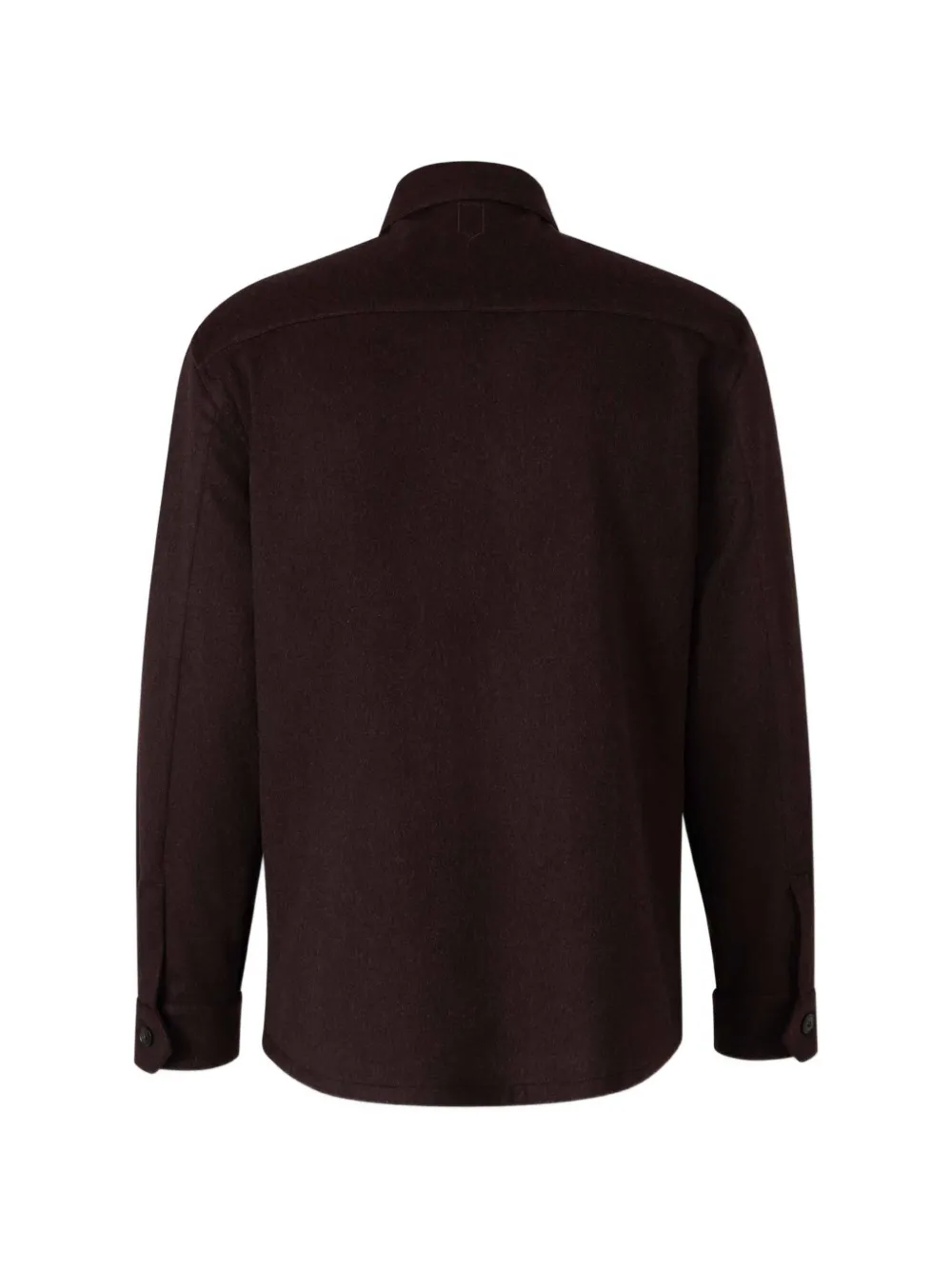 Canali Button-up shirtjack Bruin