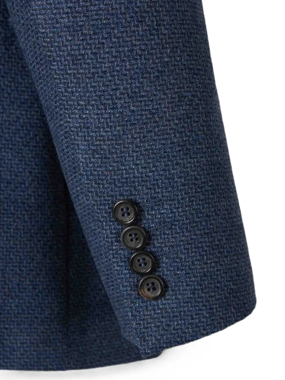 Canali Blazer met enkele rij knopen Blauw