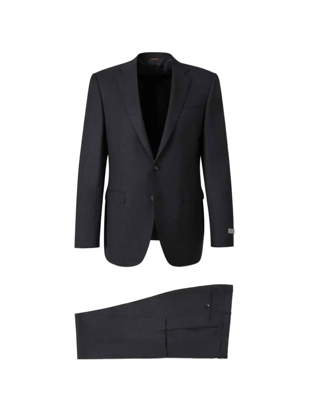 Canali single-breasted notched-lapels suit - Grigio