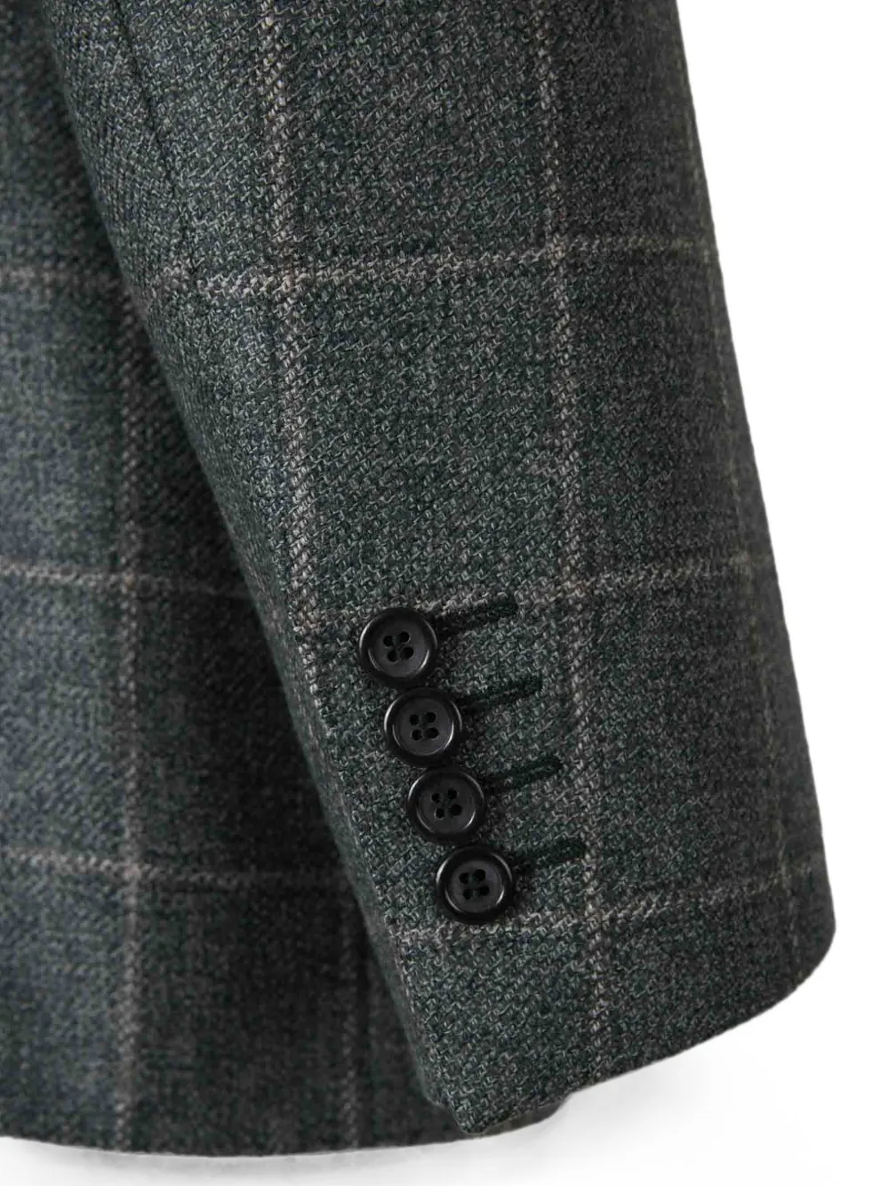 Canali Wollen blazer met enkele rij knopen Grijs