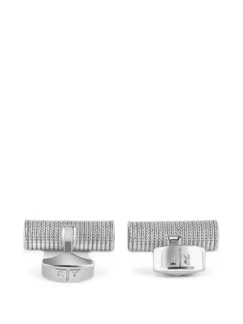 Tateossian Cable Rope cylinder cufflinks