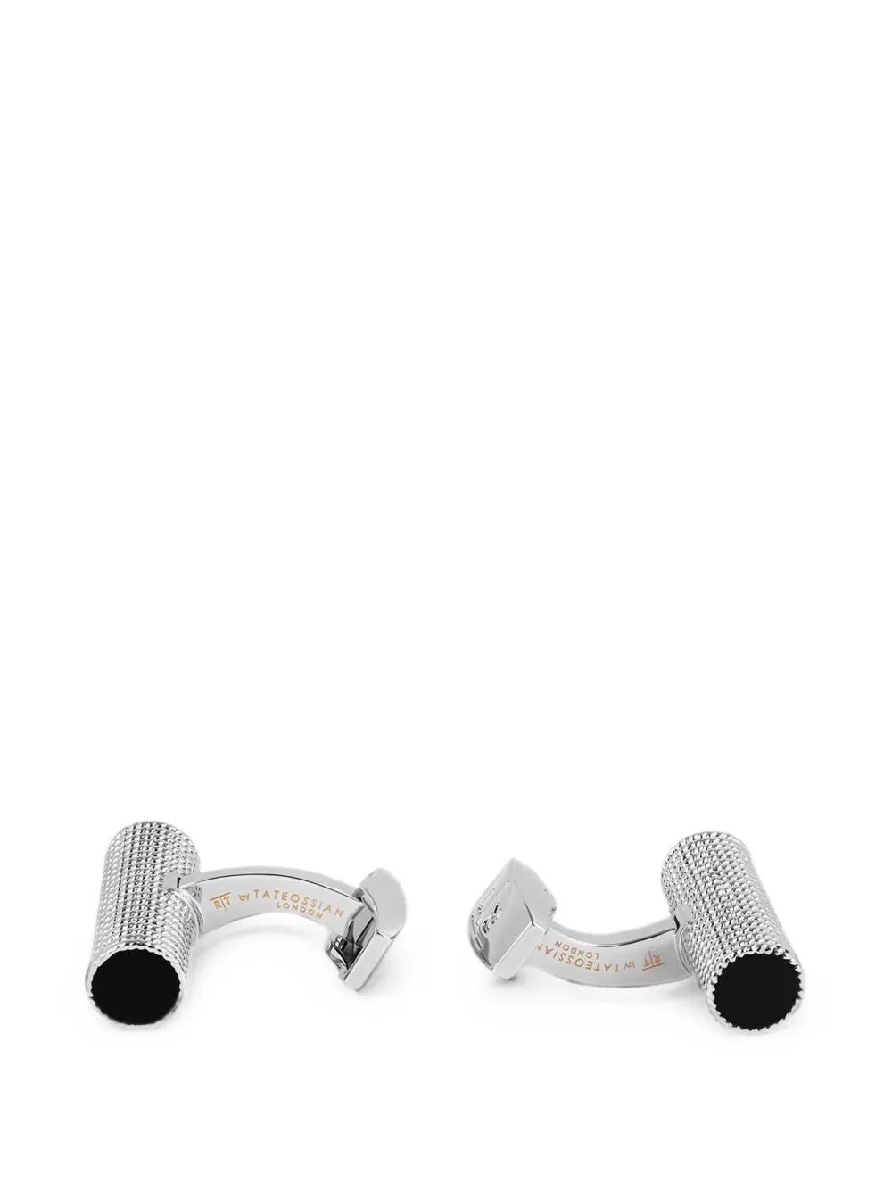 Tateossian Cable Rope cilindervormige manchetknopen Zilver