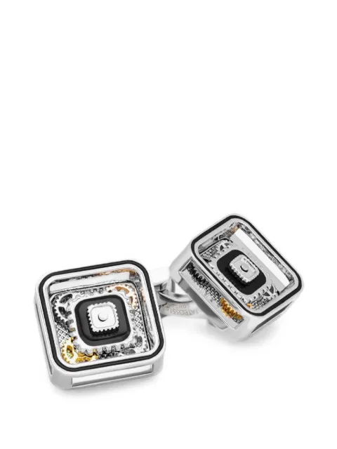 Tateossian square gear cufflinks