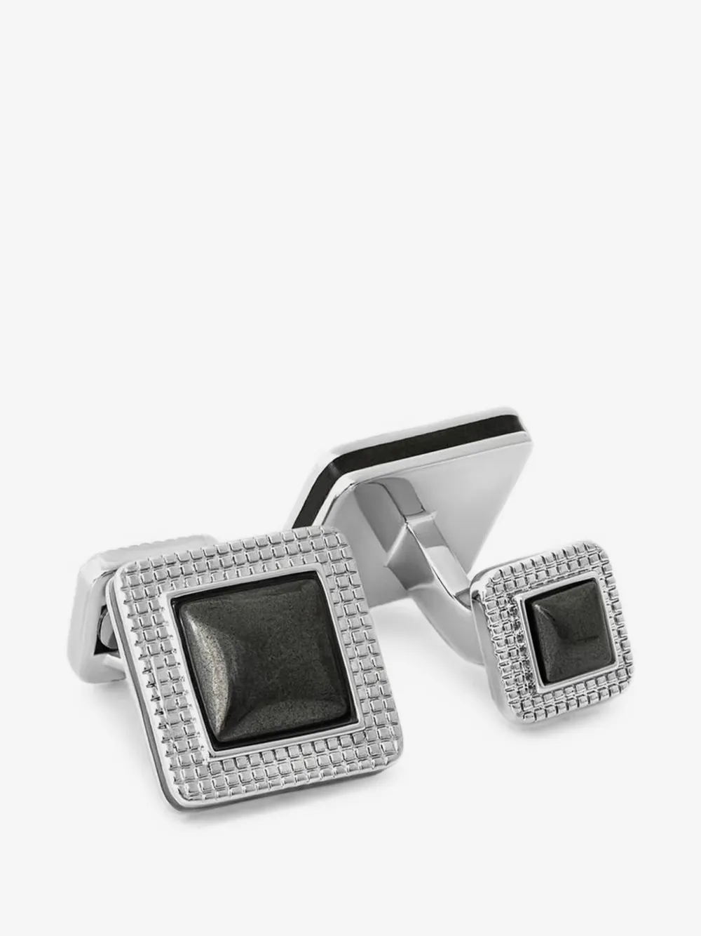 Tateossian mother-of-pearl polished cufflinks | Silver | Image 1