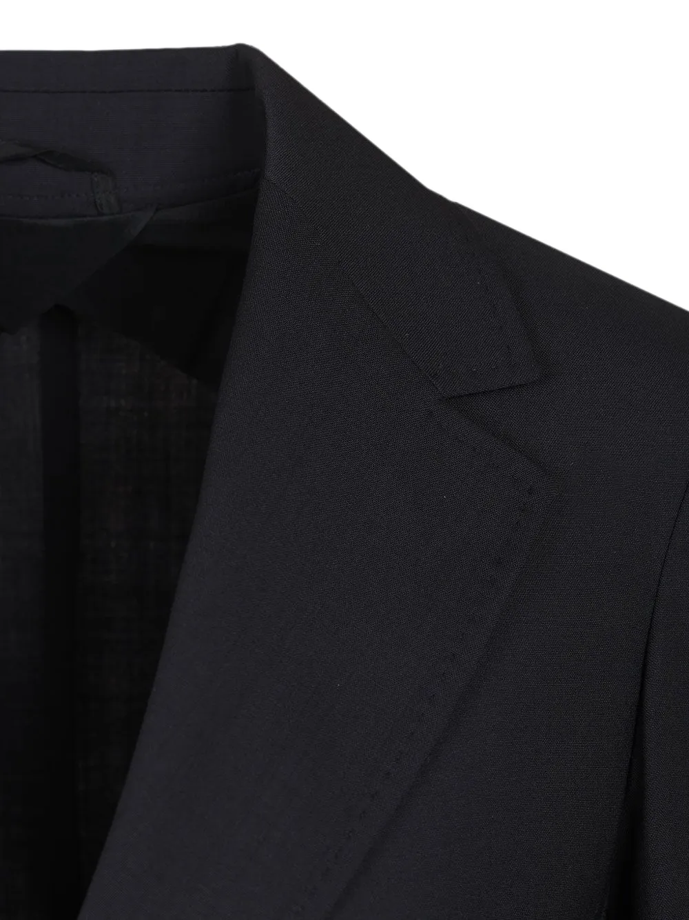 Max Mara wollen jack met enkele rij knopen Blauw