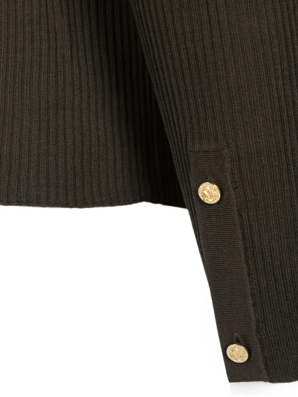 'S Max Mara Ribgebreide trui Groen