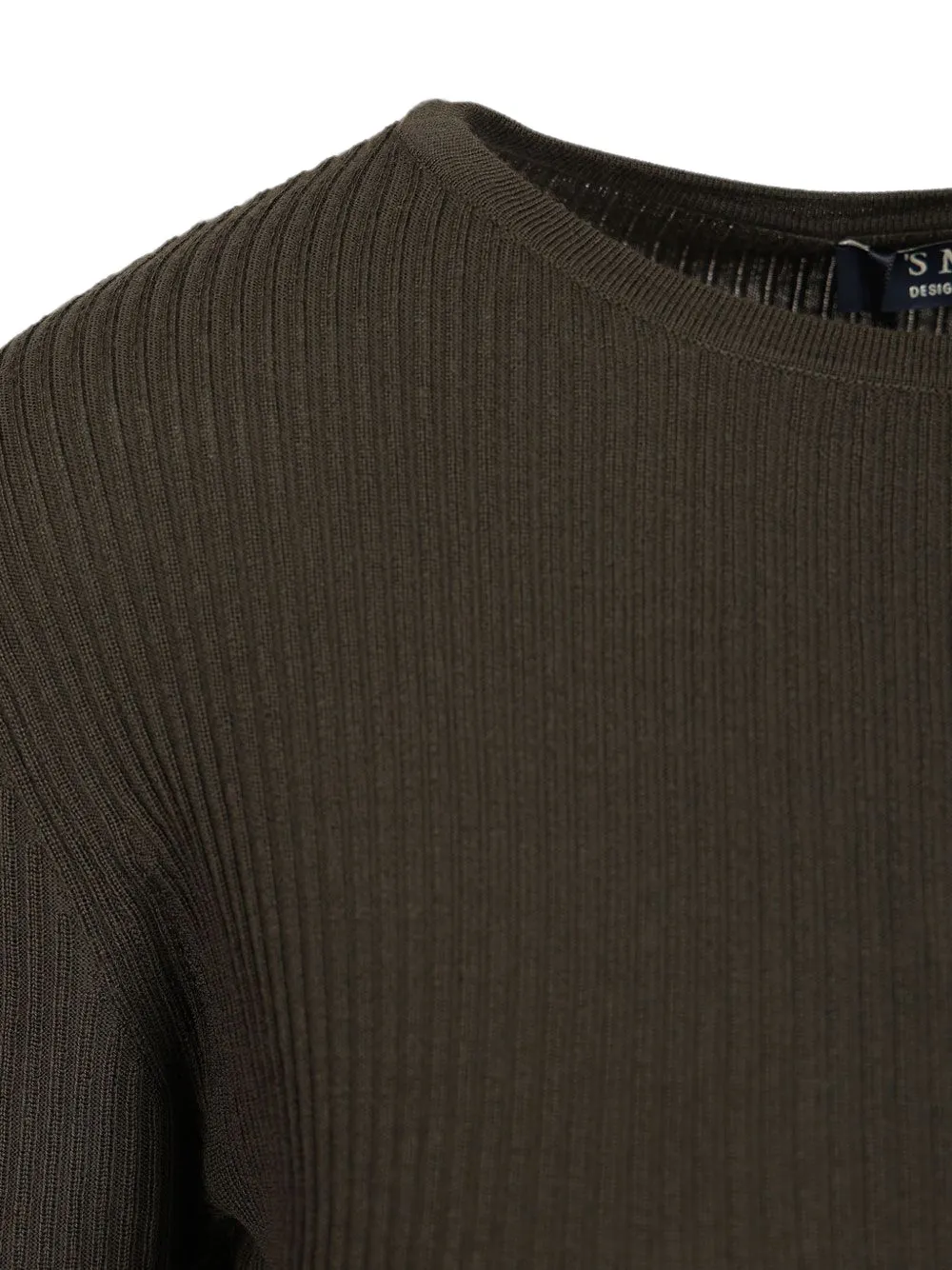 'S Max Mara Ribgebreide trui Groen