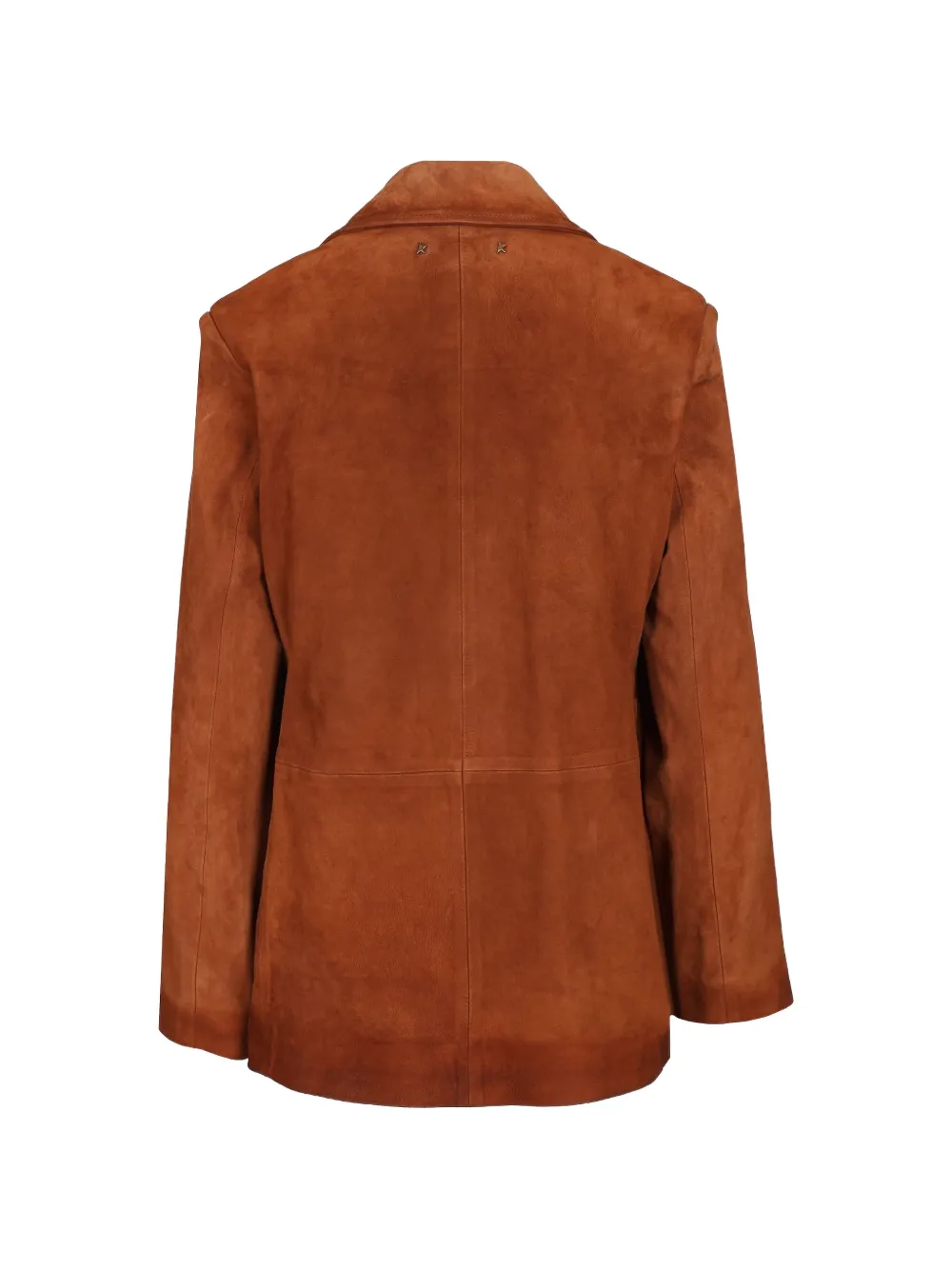 Golden Goose suede single-breasted blazer - Bruin