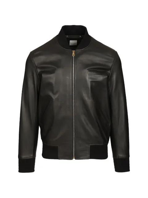 Paul Smith leather bomber jacket