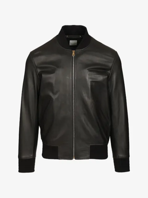 Paul Smith leather bomber jacket