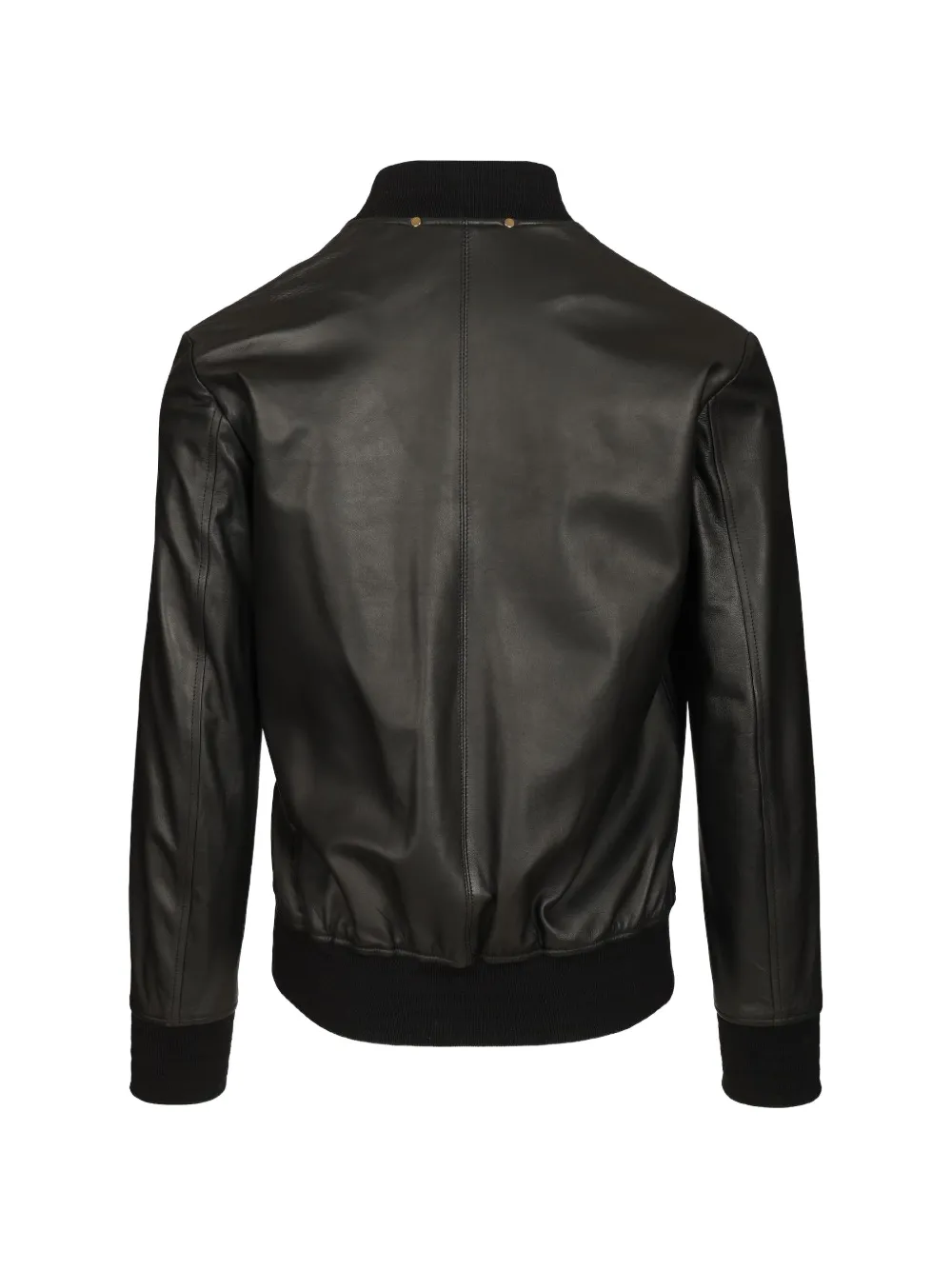 Paul Smith Leren bomberjack Zwart