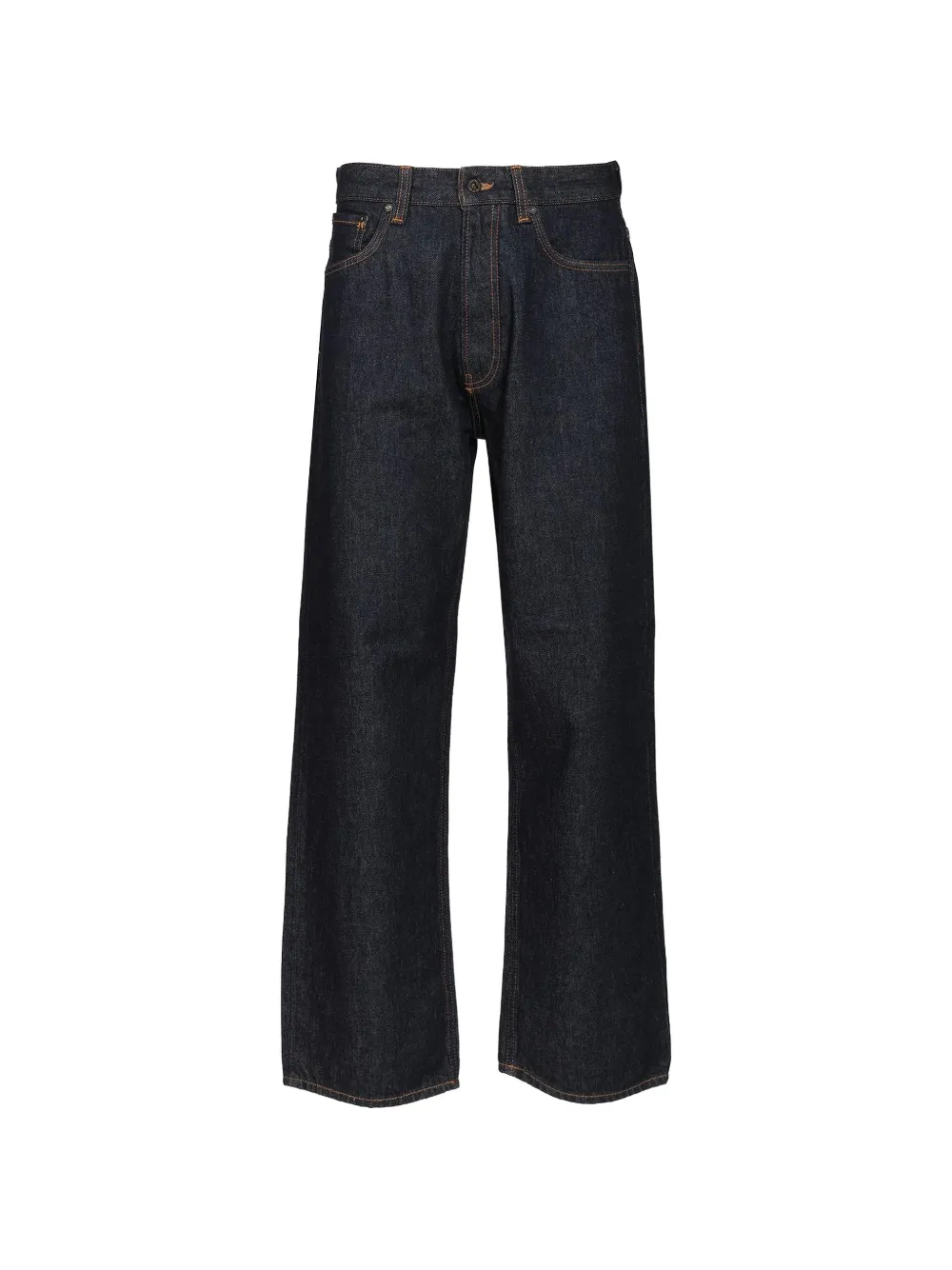 Emporio Armani wide-leg five-pocket jeans - Blu
