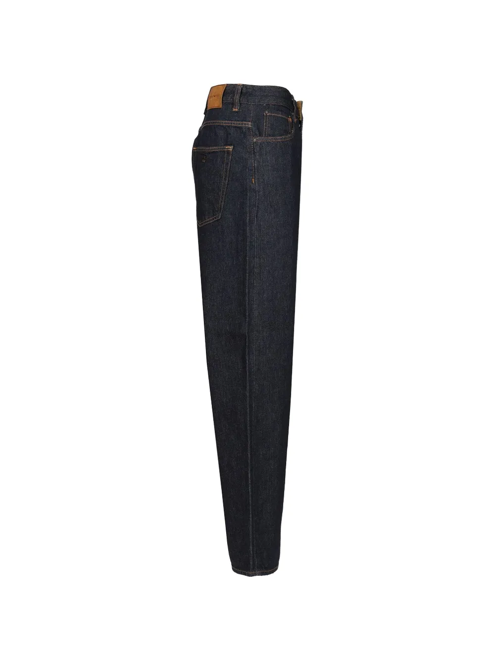 Emporio Armani Jeans met wijde pijpen en vijf zakken Blauw