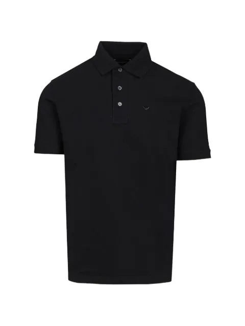 Emporio Armani embroidered-logo polo shirt