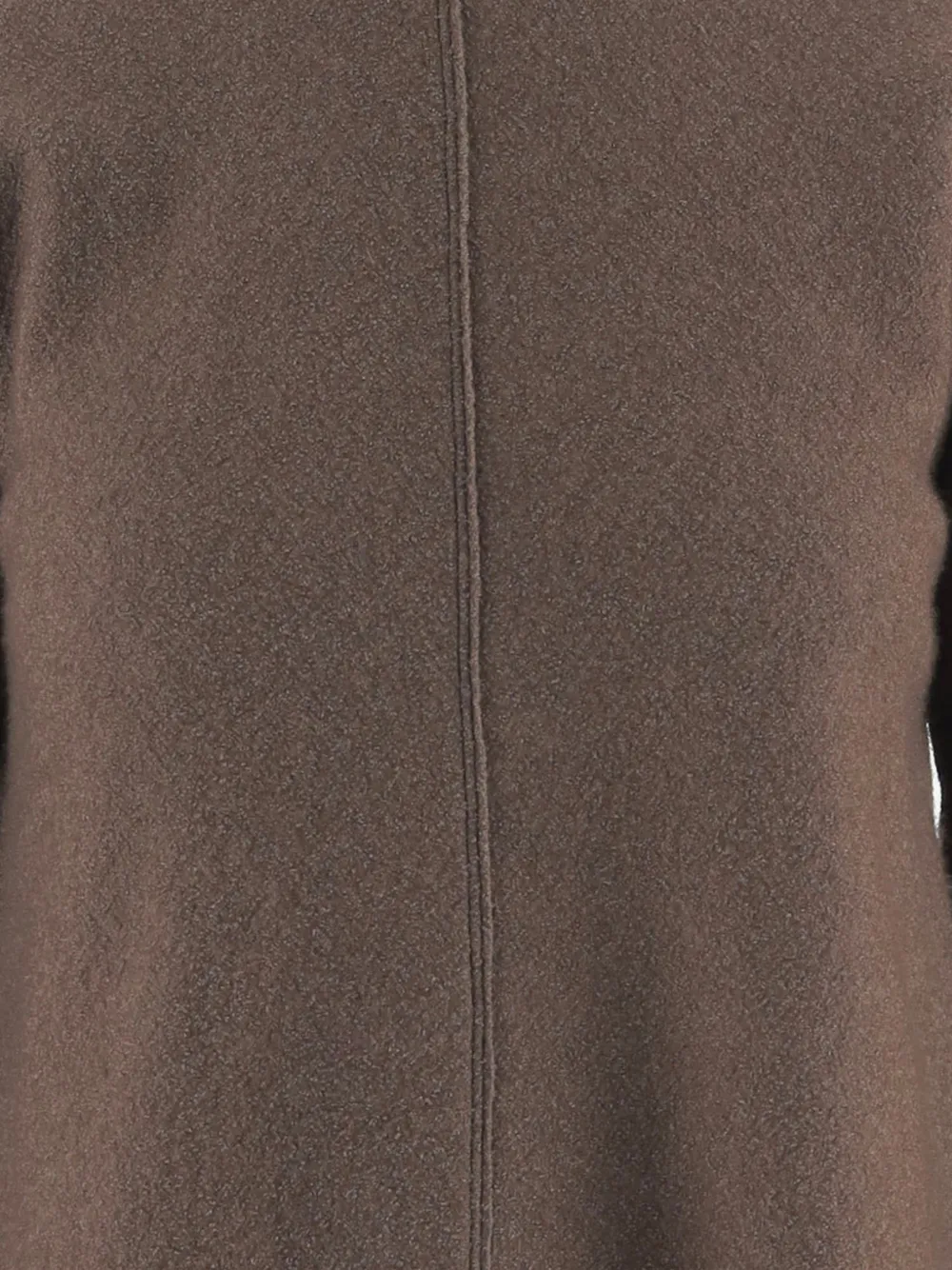 Giorgio Armani Round-neck Sweater New Normal in Cashmere and Silk Jersey in Brown, view 3