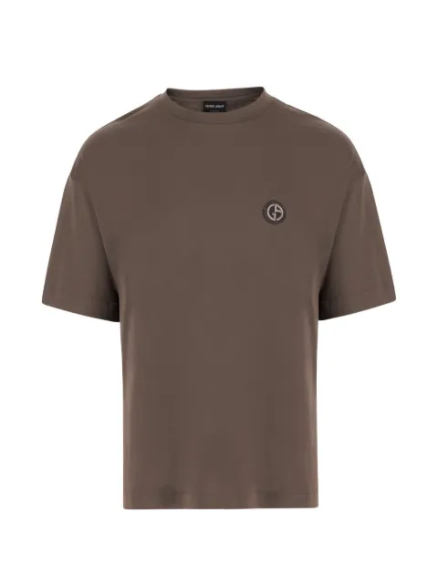 Giorgio Armani logo-patch T-shirt
