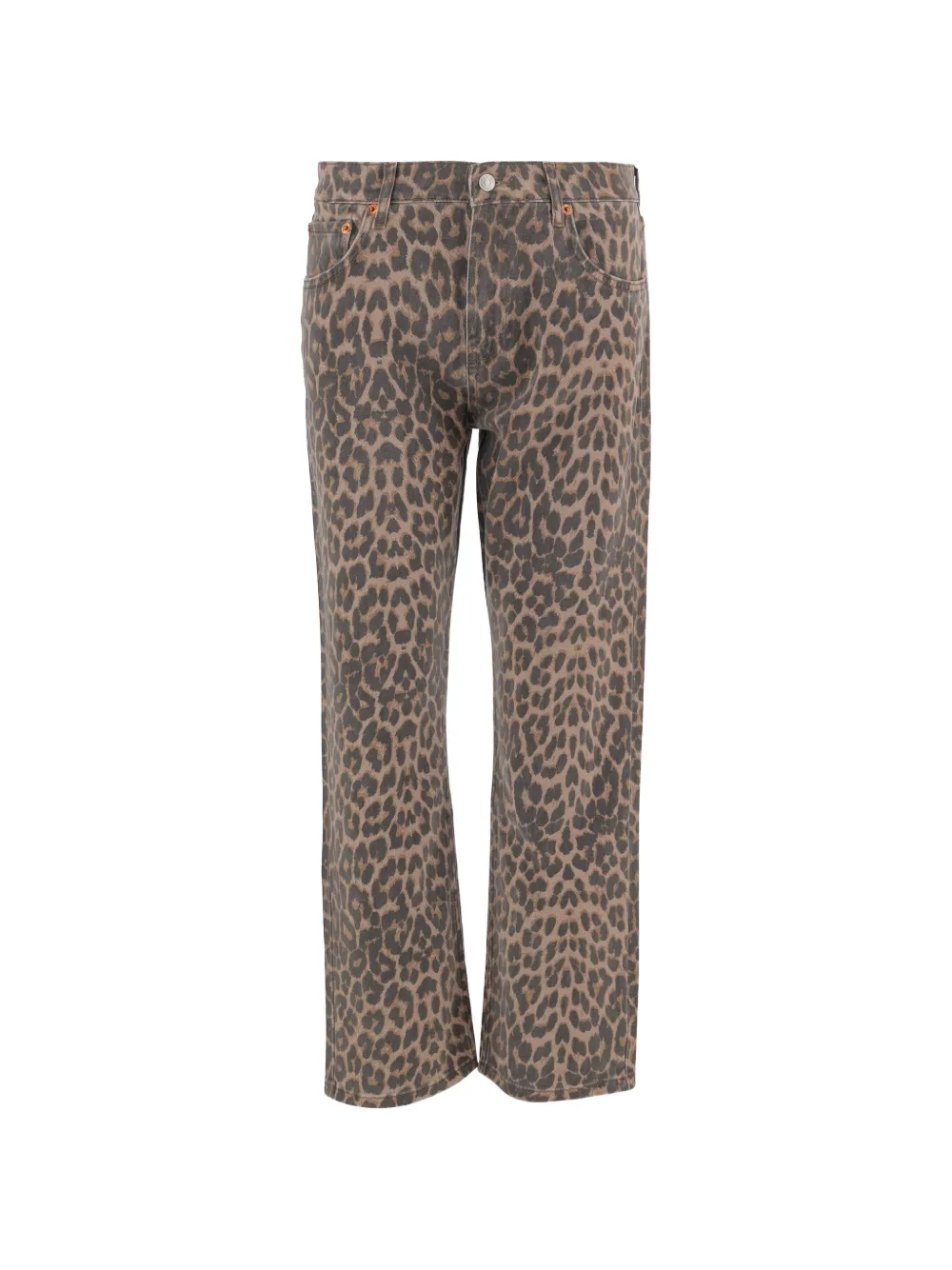 RE/DONE Mid Rise Blondie Crop jeans - Marrone