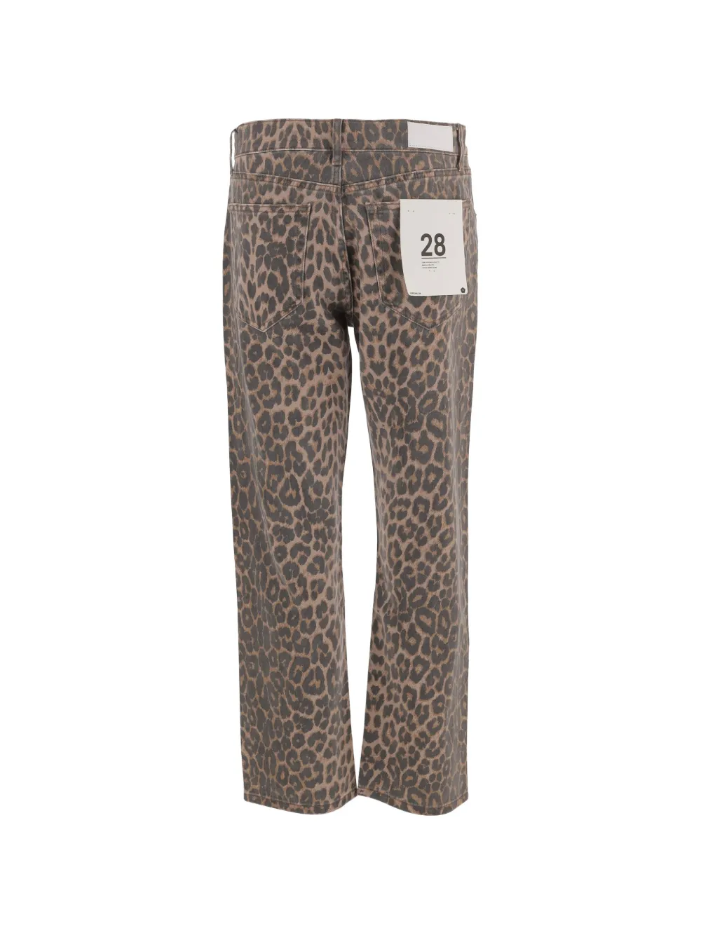 RE DONE Mid Rise Blondie Crop jeans Bruin