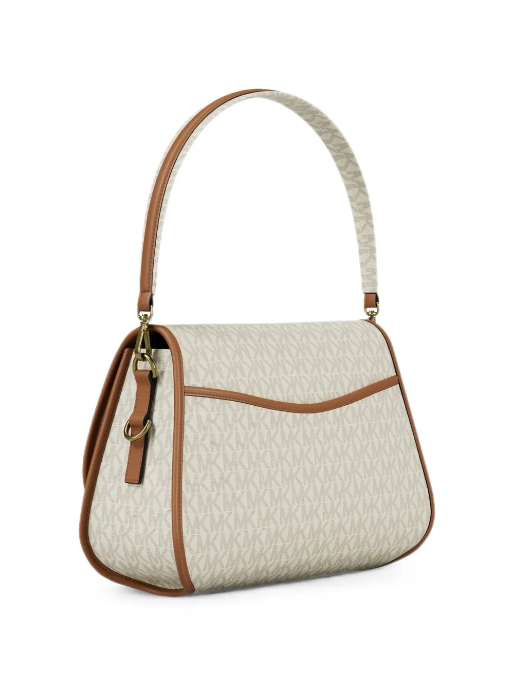 Michael Kors Medium Holmes verstelbare messengertas met kenmerkend logo Beige