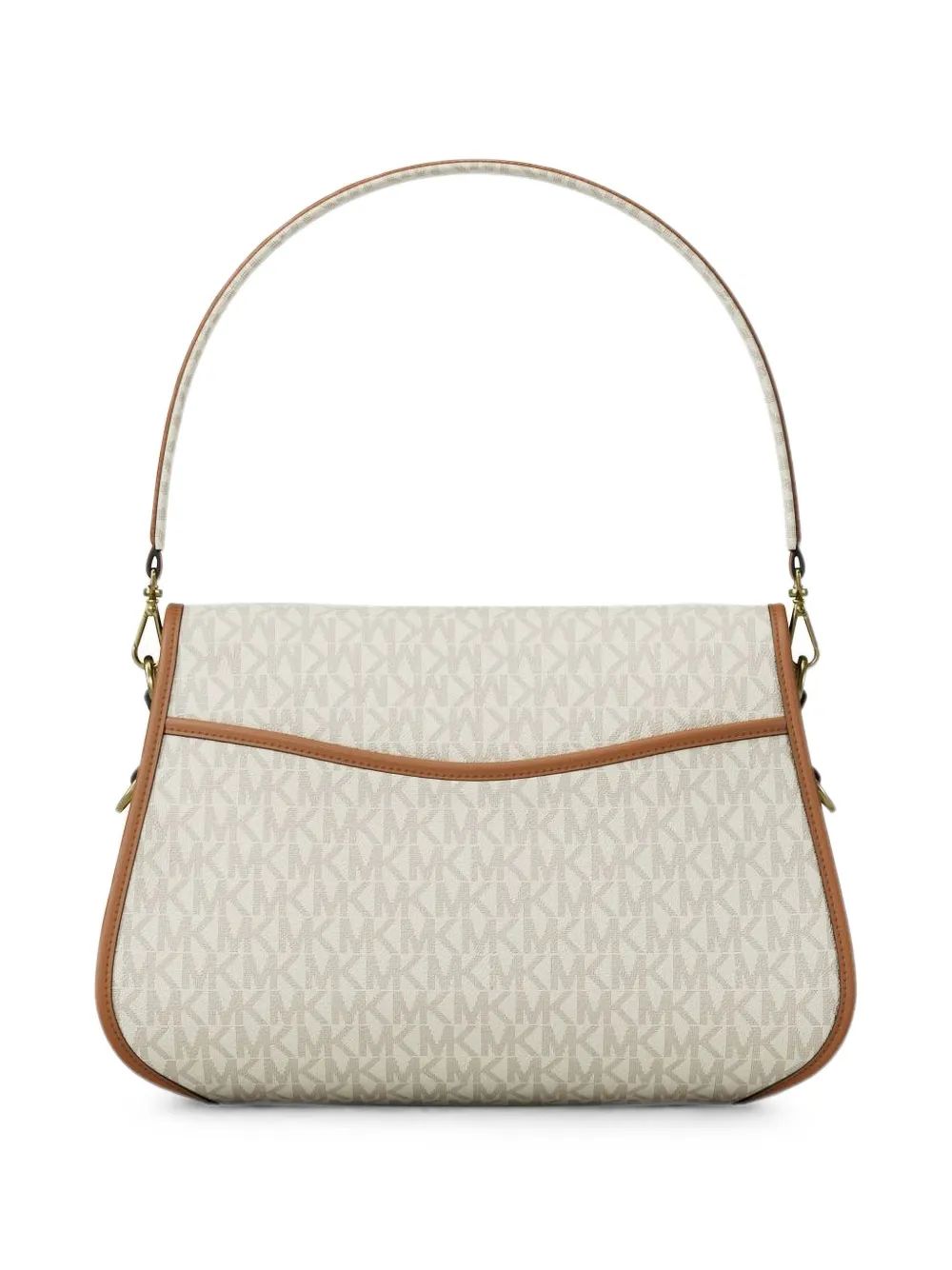 Michael Kors Medium Holmes verstelbare messengertas met kenmerkend logo Beige