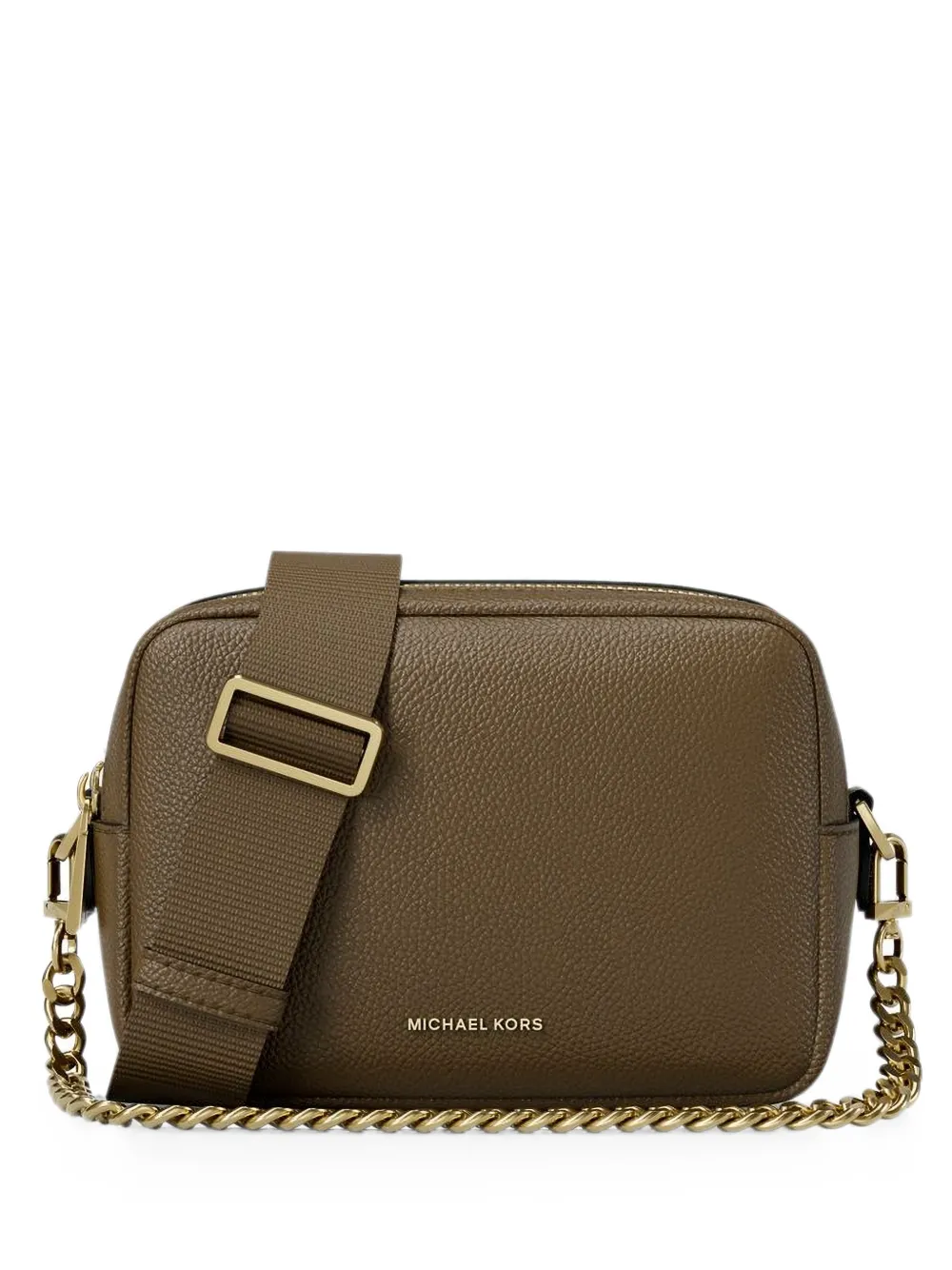 Michael Kors Laila extra kleine verstelbare crossbodytas van bewerkt leer Roze