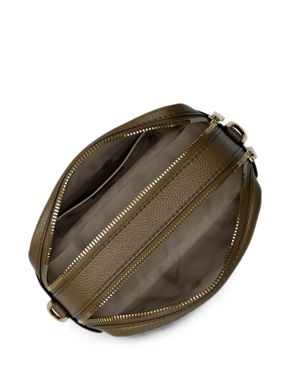 Michael Kors Medium Bryant crossbodytas van bewerkt leer Bruin