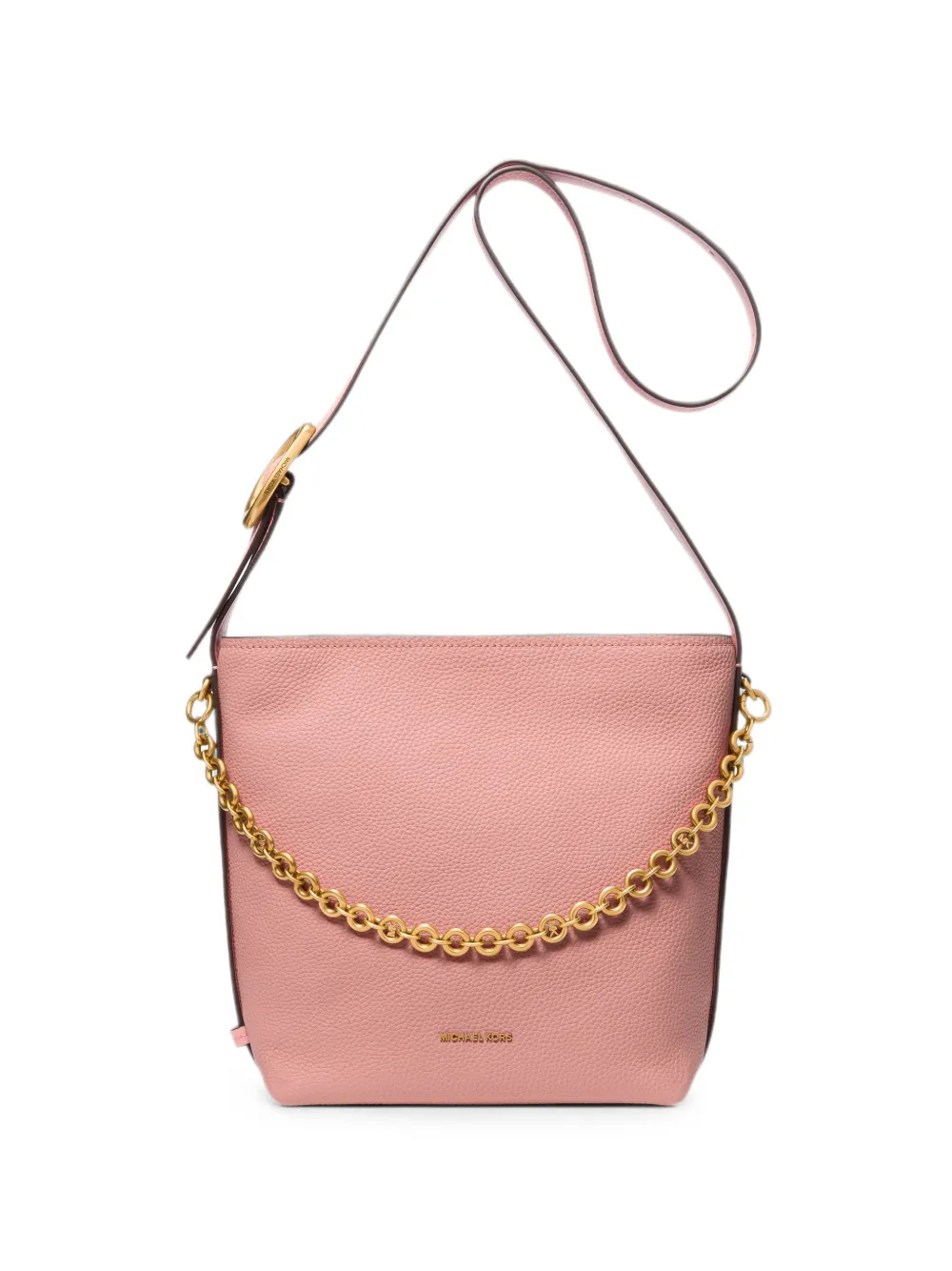 Michael Michael Kors Kleiner Nolita Tote Bag aus gekörntem Leder - Rosa