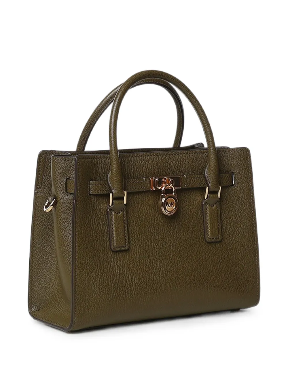 Michael Kors Hamilton Moderne small satchel Groen