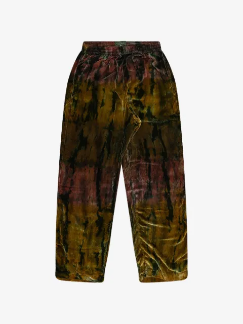 Denim Tears tie-dye velour track pants