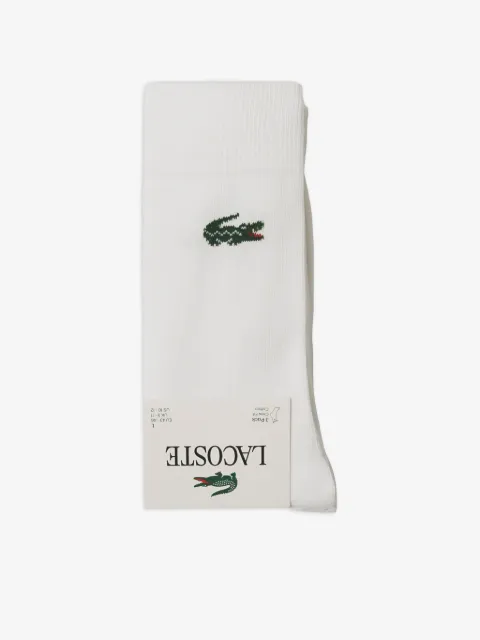 Lacoste logo-intarsia ribbed socks (pack of three)