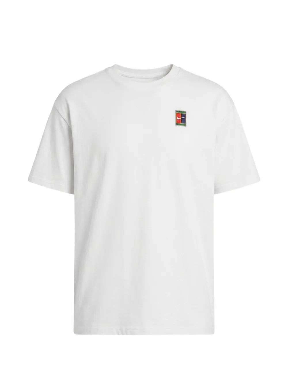 Nike logo-patch T-shirt Zwart