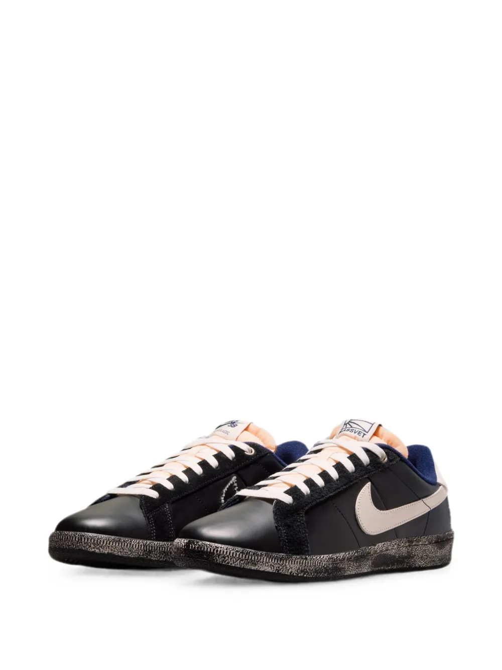 Nike x Rassvet SB Zoom Tennis Classic leather sneakers Zwart