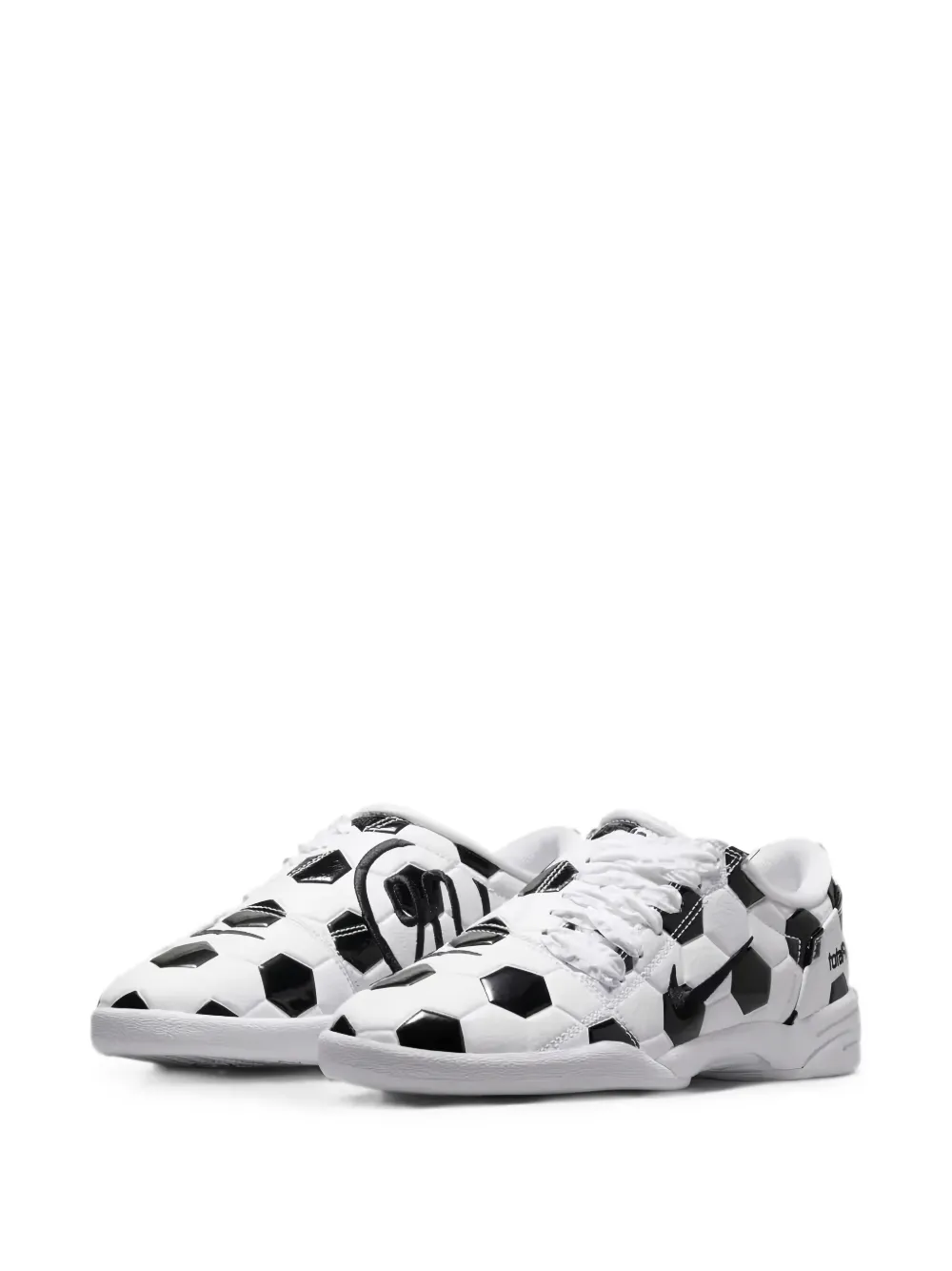 Nike Total 90 printed lace-up sneakers Wit