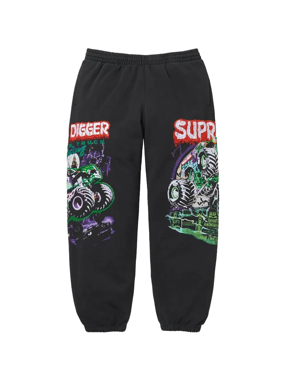 Supreme Grave Digger track pants - Grau