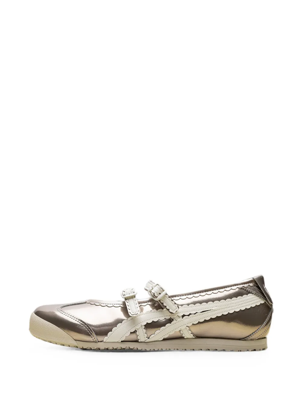 Onitsuka Tiger Mexico 66 TGRS gewelfde sneakers Zilver