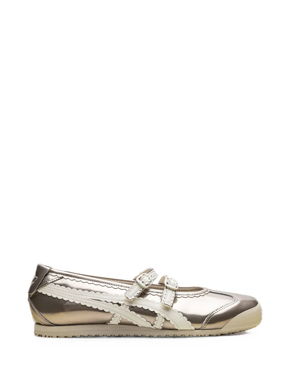 Onitsuka Tiger Mexico 66 TGRS scalloped sneakers - Argento
