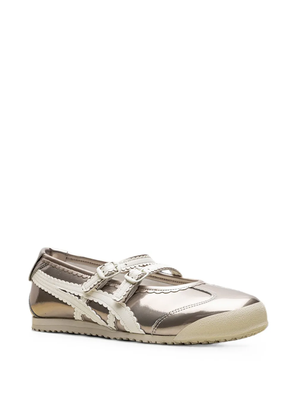 Onitsuka Tiger Mexico 66 TGRS gewelfde sneakers Zilver