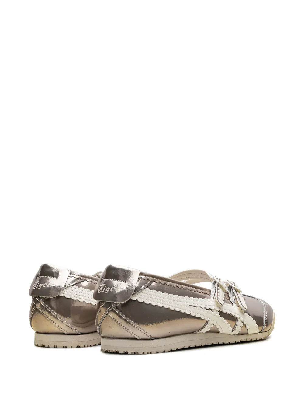 Onitsuka Tiger Mexico 66 TGRS gewelfde sneakers Zilver