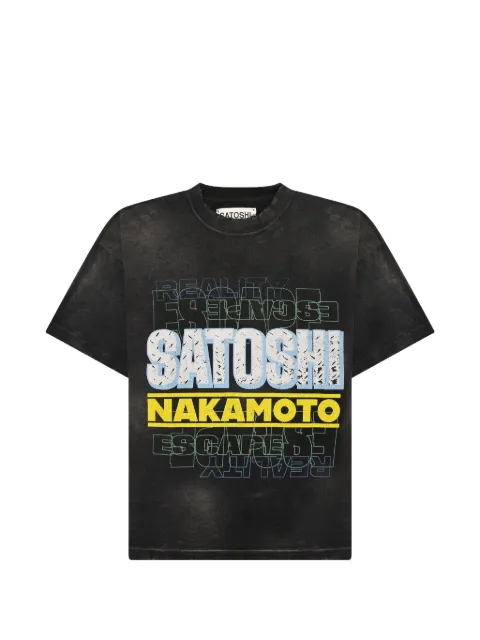 SATOSHI NAKAMOTO playera Escape Reality