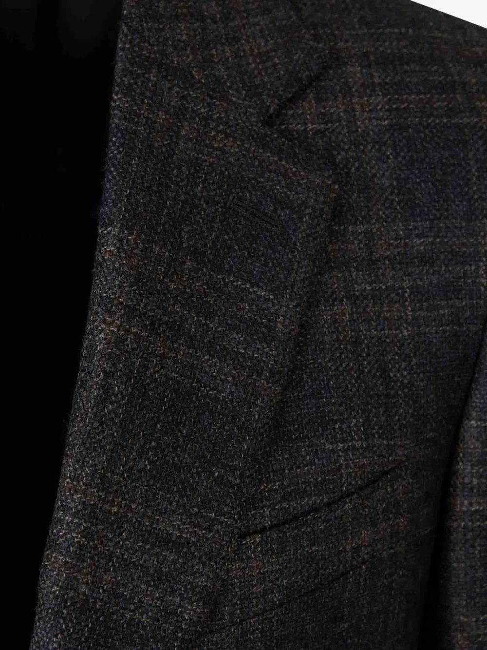 Canali Geruite blazer Grijs