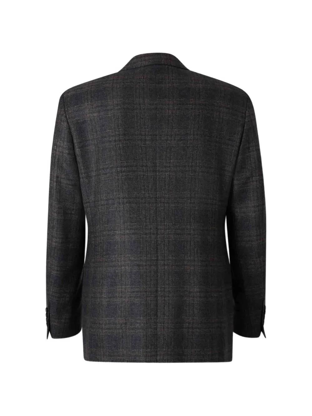 Canali Geruite blazer Grijs