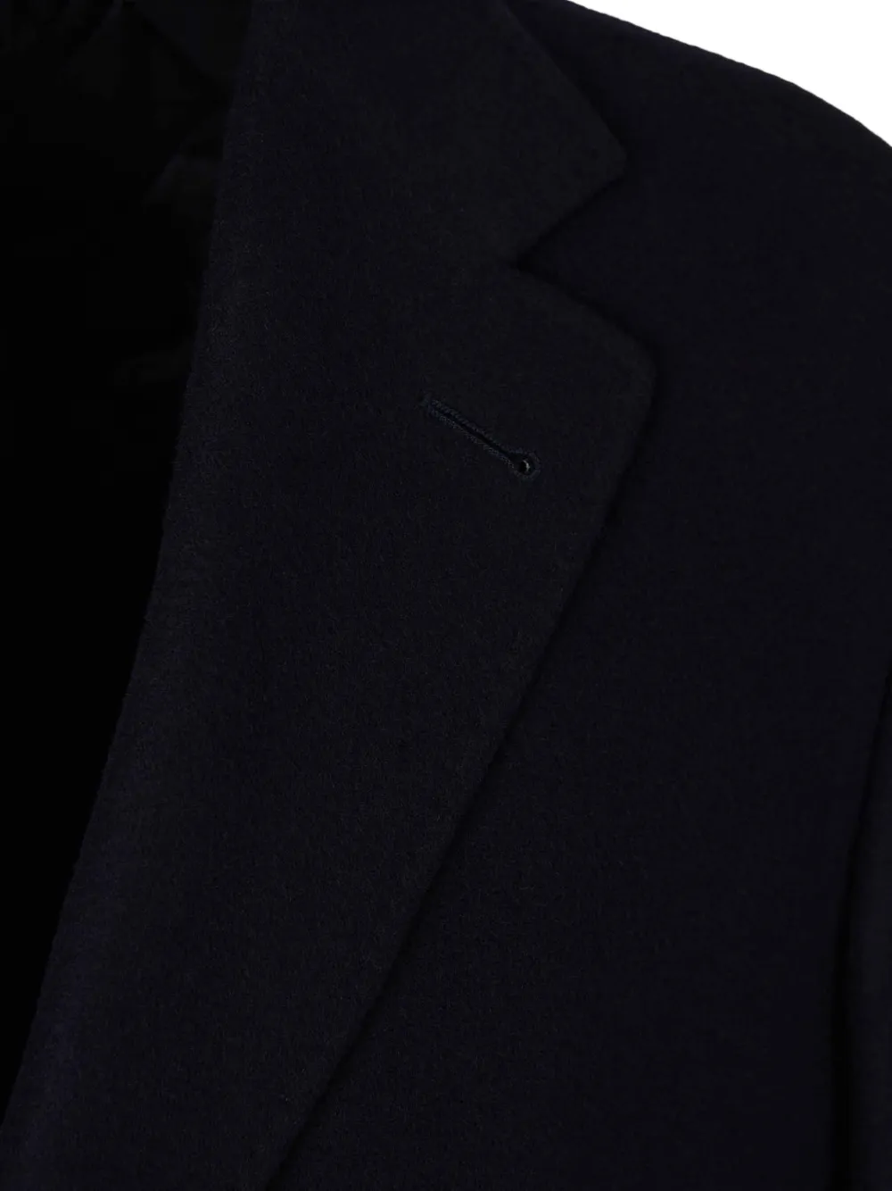 Canali Mantel met enkele rij knopen Blauw