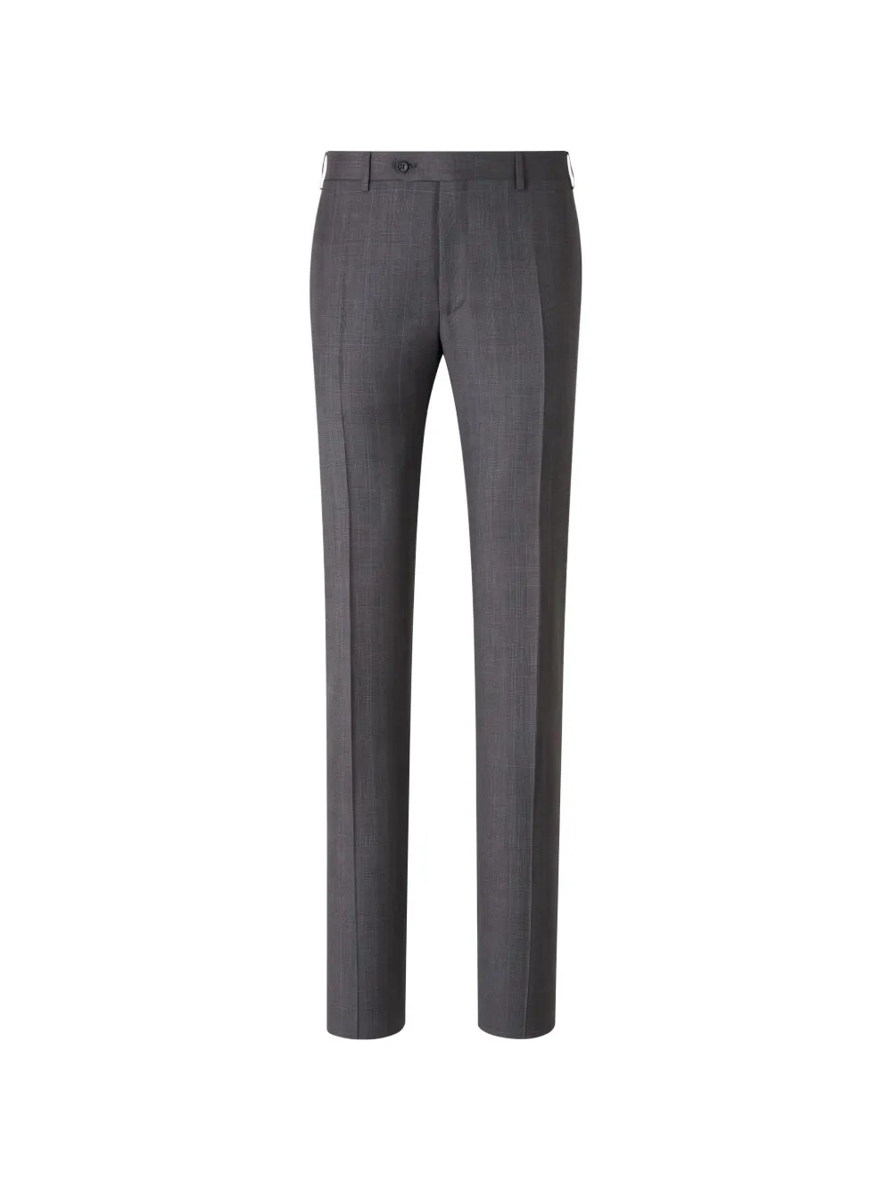 Canali check-pattern single-breasted suit Grijs