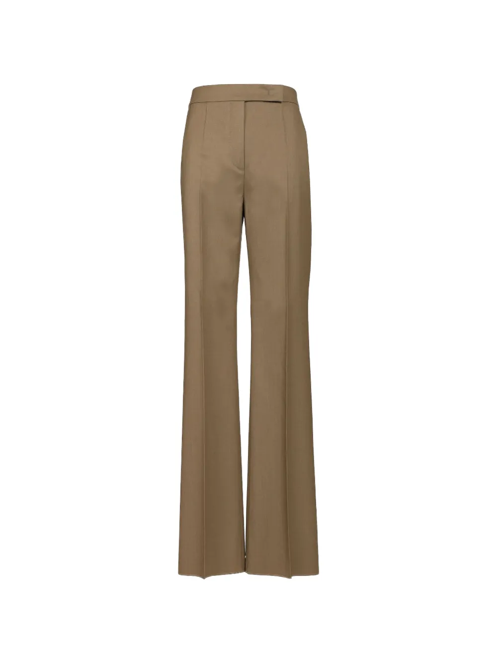 Max Mara gabardine pressed-crease trousers - Brown