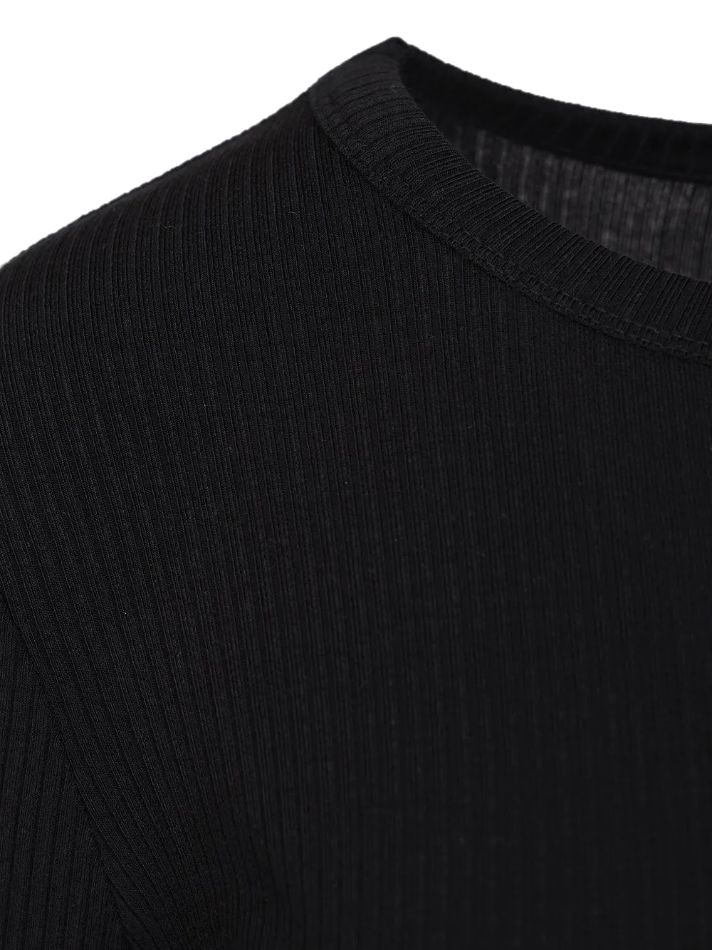 Max Mara Ribgebreid T-shirt Blauw