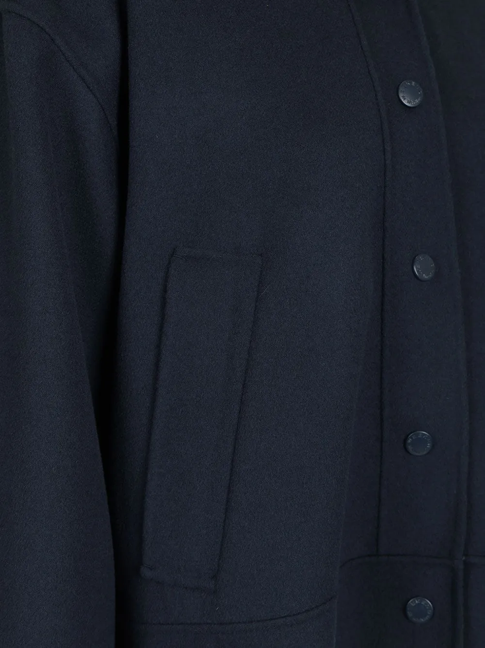 Weekend Max Mara Jack van dubbel wol met capuchon Blauw