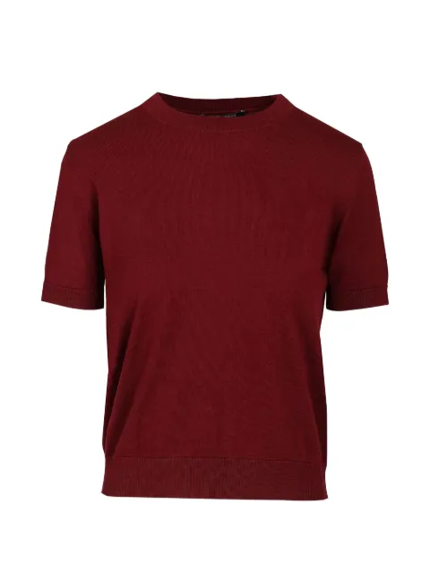 'S Max Mara ribbed-trim short-sleeve T-shirt 