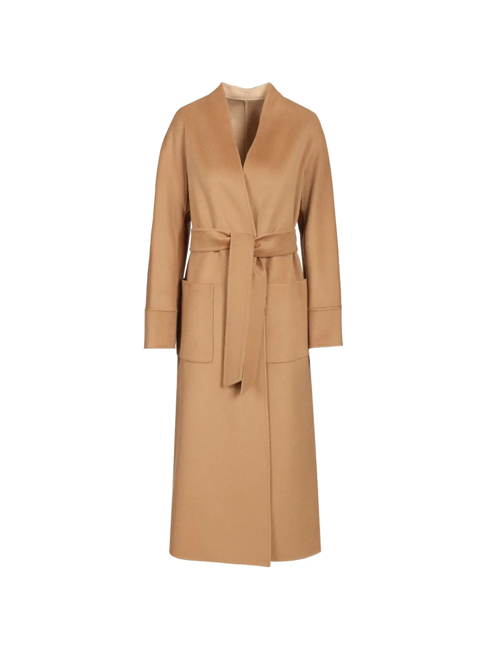 Max Mara reversible belted coat - Nude