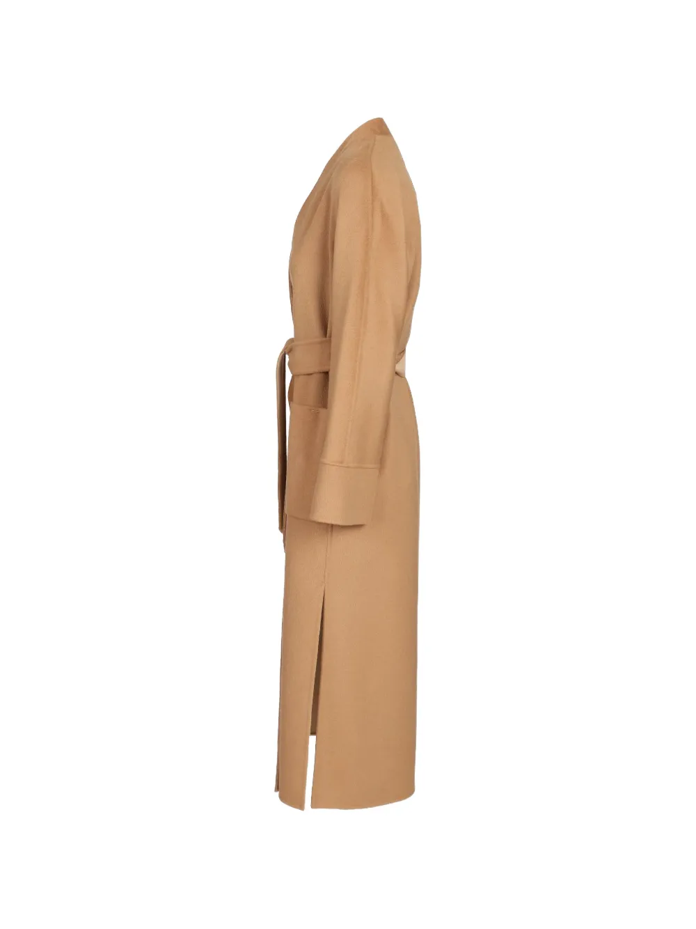 Max Mara Mantel met ceintuur Beige